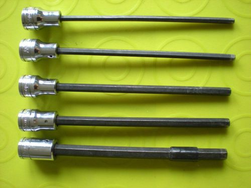 Snap-on tools 3/8” drive 5 piece hex head wrench set for sale