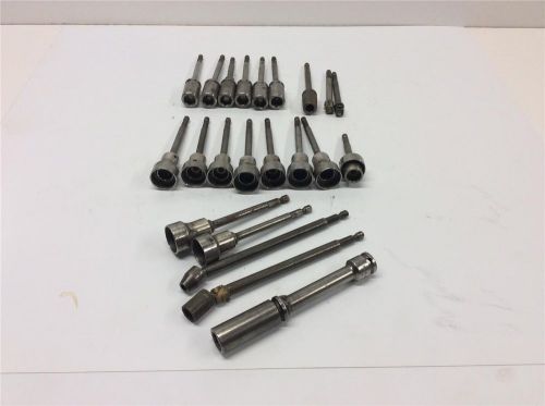 Apex screwdriver 1/4&#034; hex dr &amp; 3/8&#034; dr adapt mixed socket set 22ppc 1/2&#034; 13mm for sale