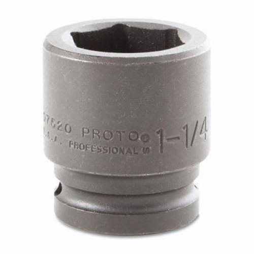 Proto Torqueplus Impact Socket, 3/4&#034; Drive, 1-1/4&#034; Opening, 6-Point (PTO07520)