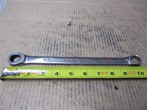 ARMSTRONG TOOLS USE MADE 5/8&#034; S.A.E. RATCHETING BOX WRENCH MECHANIC&#039;S TOOLS