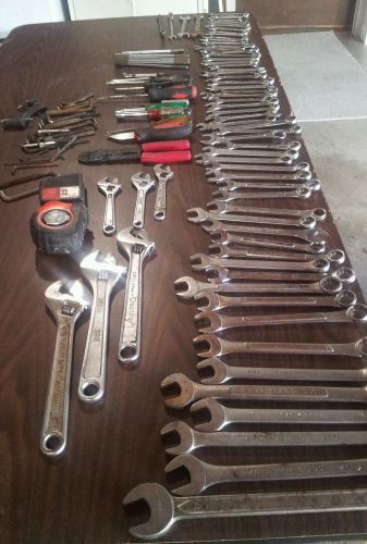 Used wrenches/misc 120+ piece lot