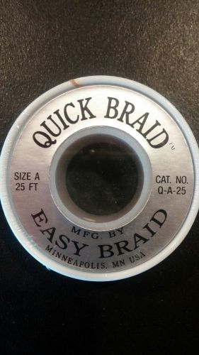 Quick Braid by Easy Braid 25 ft.Braid For Solder Removal from Circuits. Size A