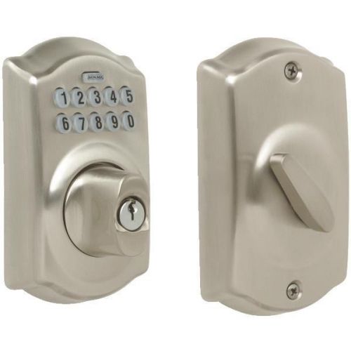 Schlage Lock BE365VCAM619 Electronic Keypad Deadbolt-ELECTRONIC LOCK DEADBOLT