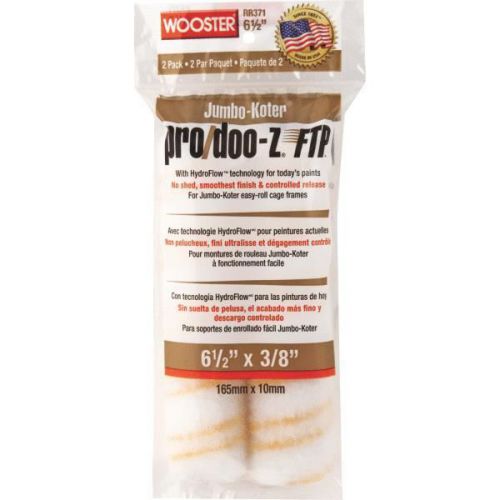 Pro/doo-z ftp woven fabric roller cover 2 pack-6-1/2x3/8 ftp roller cvr for sale