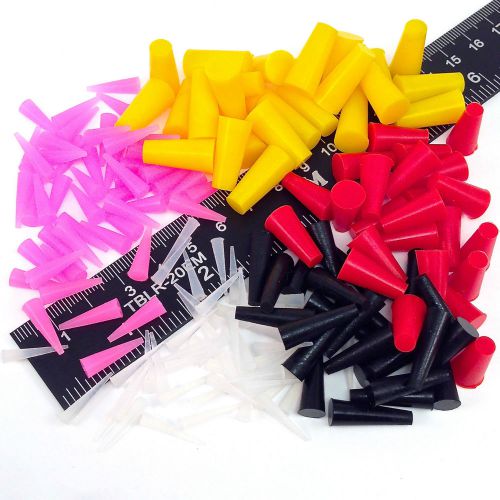 175Pc Precision High Temp Silicone Rubber Plug Kit Powder Coating Paint Plating