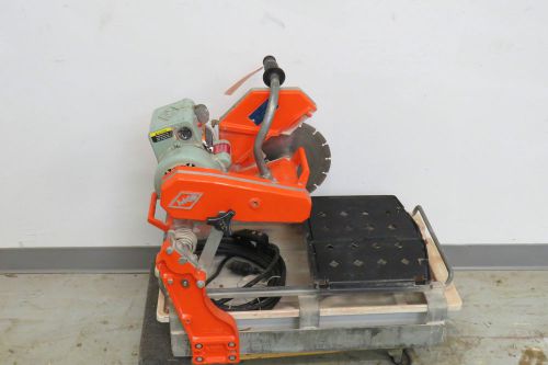 Mk diamond 1080 paver saw with blade and stand for sale