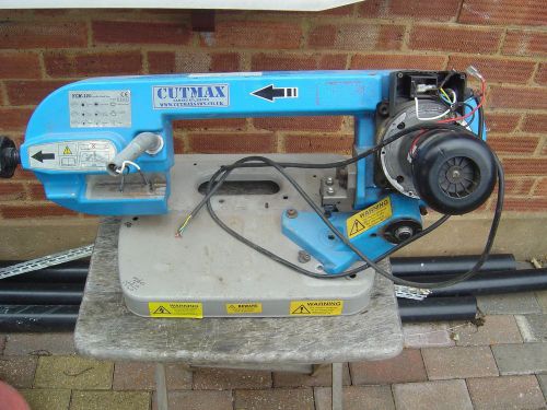 Portable metal bandsaw 110v motor cutmax ycm - 125 spares for sale
