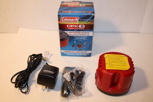 Coleman Cpx 6v Rechargeable Power Cartridge New CAMPING OUTDOORS