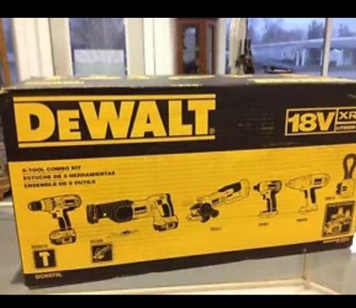 Dewalt dck675l heavy-duty 18v 6-tool cordless combo kit for sale