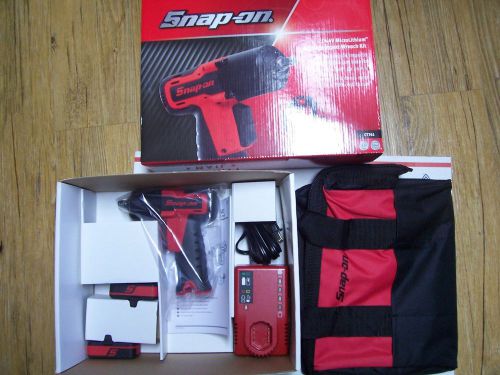 Snap on ct761 3/8&#034; drive cordless 14.4 volt micro impact wrench set for sale