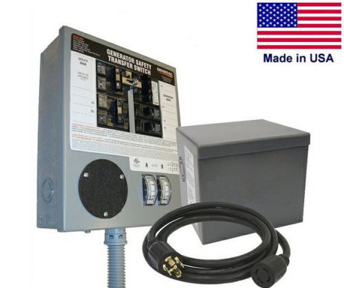 Transfer switch kit prewired - for portable generators - 30 amp - 120/240v for sale