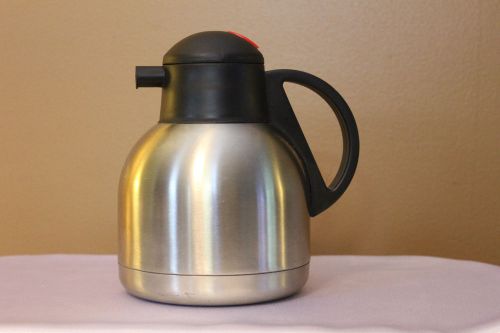 International Tableware 1 Liter Short Stainless Steel Vacuum Coffee Pot
