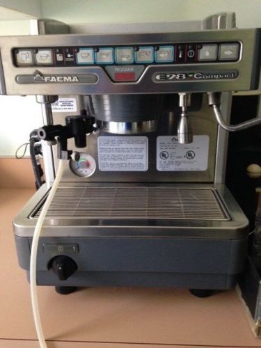 Faema e98 compact espresso machine and grinder for sale