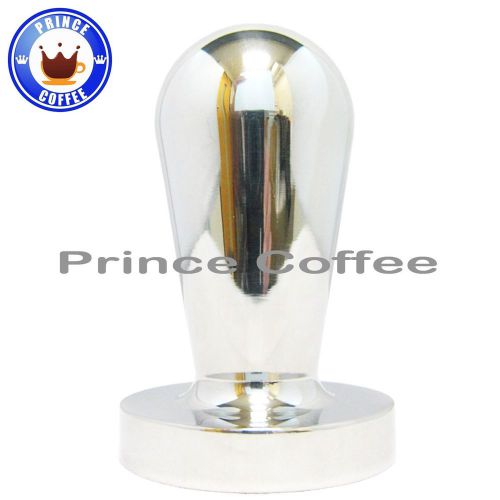 Espresso Coffee Tamper Press 51mm Flat Base Clear Body Stainless Steel