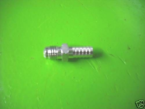 FLARE TO BARB ADAPTER, Stainless Flare to Barb Adapter 5/16&#034; MF x 3/8&#034; Barb