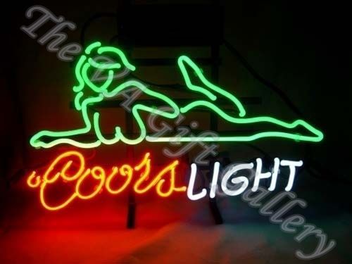 Coors Light Live Nudes Neon Sign Light Bar Strip Club Pub Dance Beer 18x12 Girls