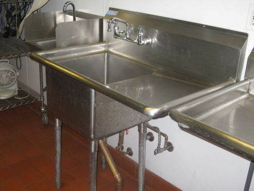 One Compartment Restaurant Commercial Vegetable Sink 39&#034; X 27&#034; X38&#034; Stainless