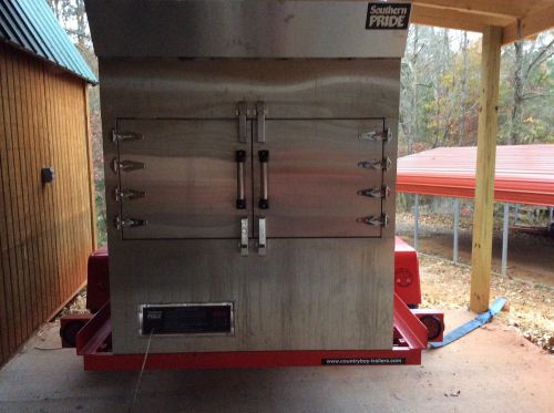 Southern pride sp-750 smoker mounted on trailer for sale