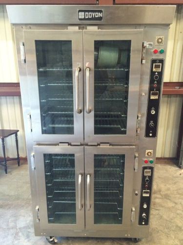 Doyon baking equipment ja12slg 38&#034; jet air gas dual convection oven for sale