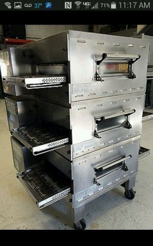 Middleby marshall pizza oven ps536gs triple stack for sale