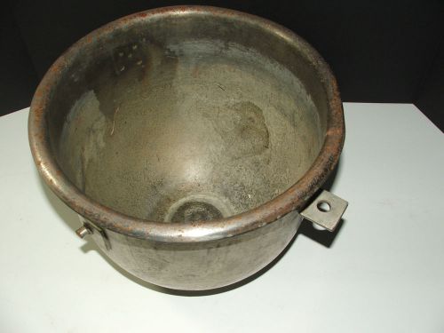 ORIGINAL vintage Hobart mixing bowl 9&#034;x 12&#034; for large industrial mixer