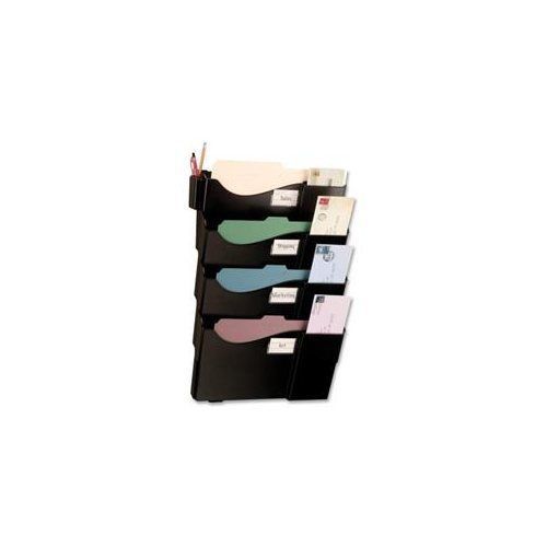 Officemate OIC21724 Wall Filing System Four Pockets 23-1/4&#034; x 15-3/4&#034; x 3-7/8&#034; P