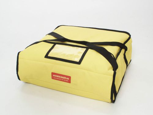 Pizza delivery bag (holds up to three 12&#034;or three 14&#034;pizzas) yellow one day sale for sale