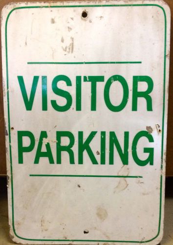 &#039;vintage like&#039; visitor parking sign (0321-1t4a) for sale