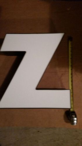Box letter Z from large Quiznos Sign