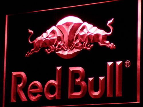 Red Bull Energy Drink LED Beer Bar Pub Pool Billiards Club Neon Light Sign