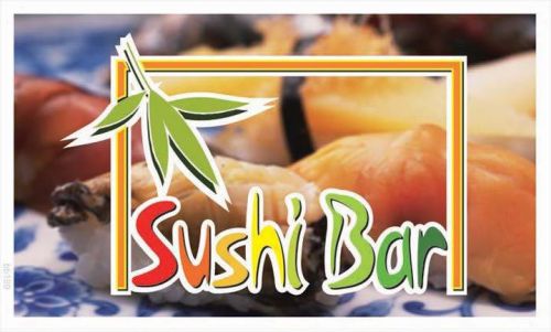bb189 Sushi Bar Banner Shop Sign