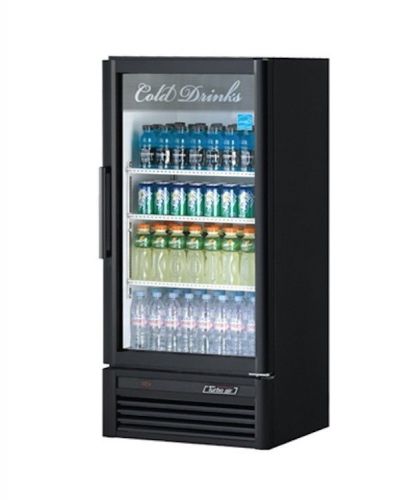 New turbo air 10 cu ft super deluxe 1 glass swing door merchandiser refrigerator for sale