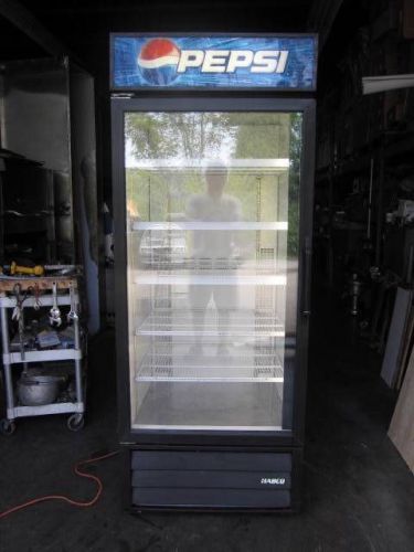 Habco Single Glass Door Refrigerator Beverage,Sandwich.Cold food..115V