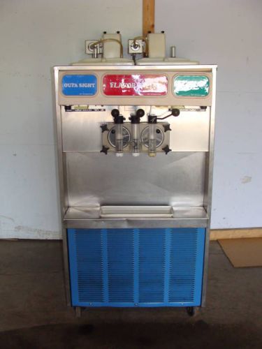 Commercial heavy duty &#034;stoelting&#034; 2 flavor + twist frozen beverage/slush machine for sale