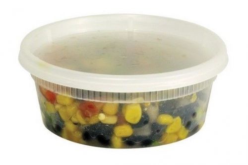 8oz. DELI CONTAINERS W/ LIDS NEWSPRING YL2508 240/CASE