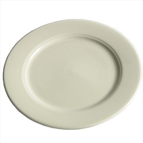 Homer Laughlin Seville 9&#034; Undecorated Plate White Blanc 1 Dozen