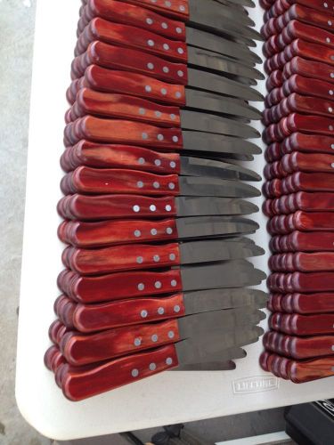 376 Restaurant Dinner Wooden Steak Knives