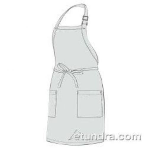 NEW Chef Works F53-WHT Two Patch Pocket Apron  White