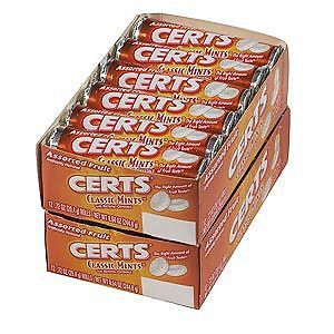 24 Rolls of Assorted Fruit Flavored Certs / New