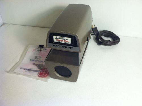 BIDWELL INDUSTRIAL GROUP TIMECLOCK RAPIDPRINT ARL-E W/ KEY - MAKE OFFER