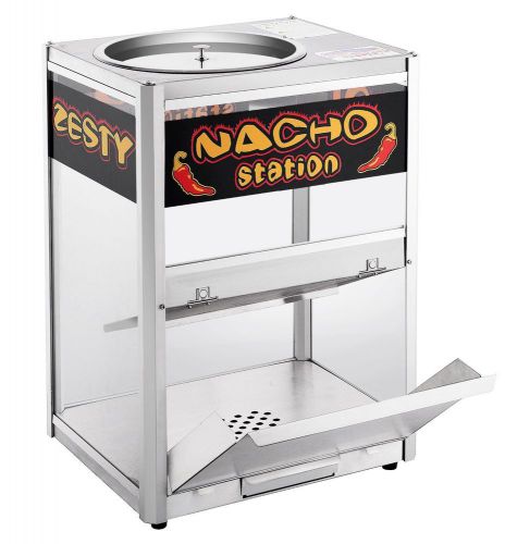 Nacho chip warmer popcorn machine top load countertop commercial grade party new for sale