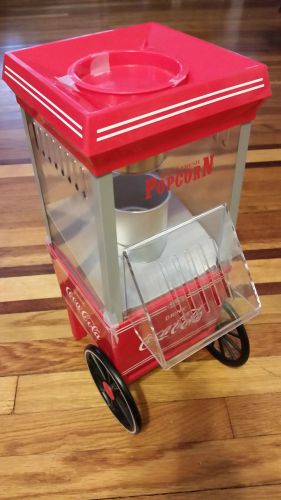 Mini Coca-Cola Series Hot Air Popcorn Machine, Countertop Party Pop Corn Popper