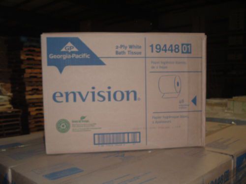 Georgia Pacific Envision 2-Ply White Toilet Tissue 48 Rolls/Case