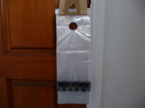 2000 plastic doorknob bags (size 17.5 x 6) free sample &amp; free shippiing for sale