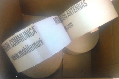 4 rolls 3&#034; x 450&#034; reinforced gummed paper tape for sale