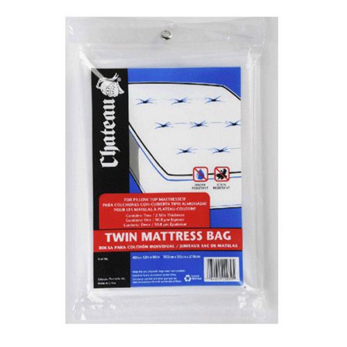 (2) x-long twin mattress bags - fits pillow top - 86x40x12&#034; - storage bags for sale