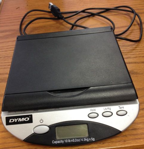Dymo by pelouze 10 lb capacity digital shipping postal scale model 40158 used for sale