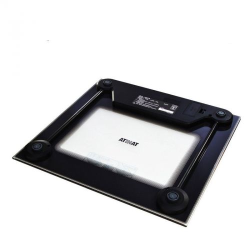 Household Portable Electronic Digital Black Rectangle Body Weight Scale