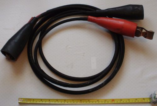 200 AMP MUELLER HEAVY DUTY CLIPS, BLACK/RED PAIRs with 10&#039; jumper cable wire
