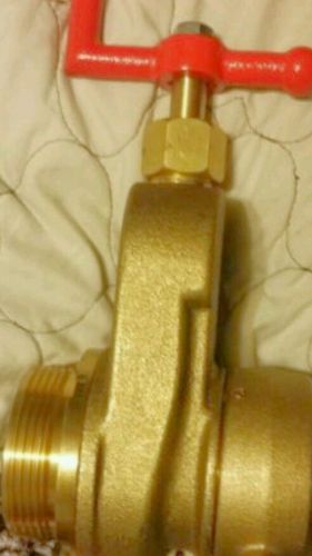 2 1/2 &#034; hydrant/ hose gate valve -female swivel nst x  male nst rated 175 psi water for sale